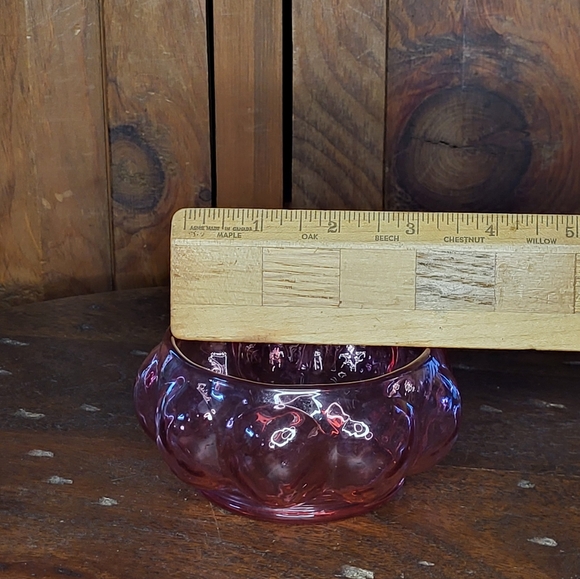 Elegant Pink Glass Bowl - Picture 8 of 12